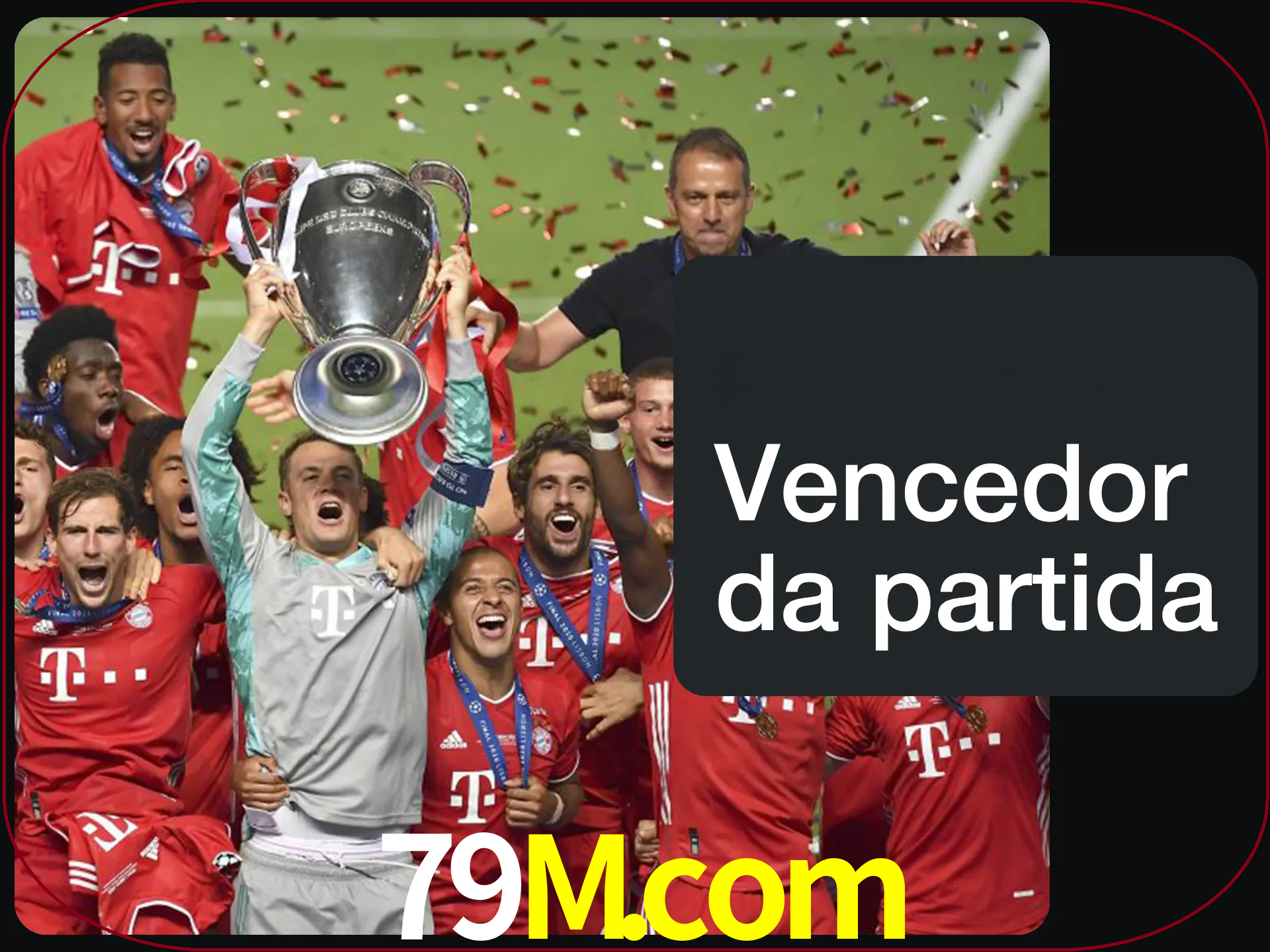 Aposte no vencedor e ganhe uma grande quantia de dinheiro.